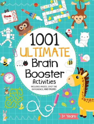 1001 Ultimate Brain Booster Activity book for 3 to 6 Years Old Kids |Enhance the Child…