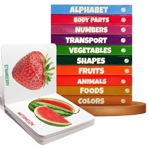 My First Library Set of 10 Board Books for Kids, Early Learning Book for Babies & Toddl…