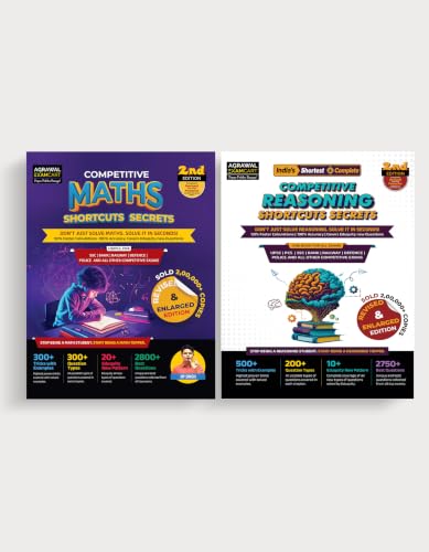 Examcart All Competitive Exams Books Combo 2026 | Short Maths By D.P. Singh + Reasoning…