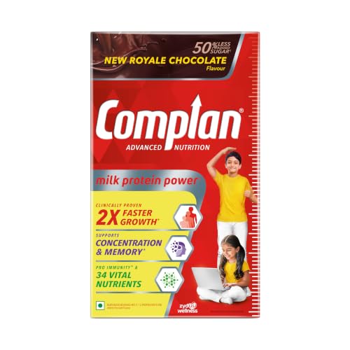 Complan Nutrition Drink Powder for Children, Royale Chocolate Flavour, 1 kg Carton|Nutritio…