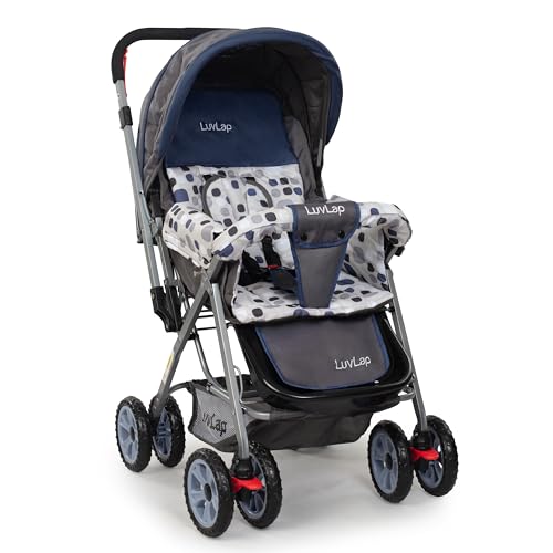LuvLap Sunshine Baby Stroller/Pram for 0 to 3 Years, New Born/Toddler/Kid, 5 Point Safe…