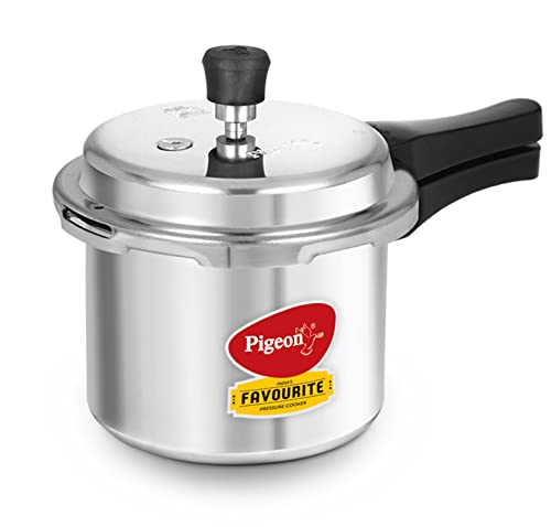 Pigeon by Stovekraft Favourite Outer Lid Non Induction Aluminium Pressure Cooker, 3 Lit…