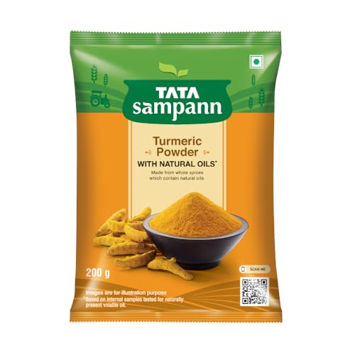 Tata Sampann Turmeric Powder With Natural Oils, 200g, Haldi Powder