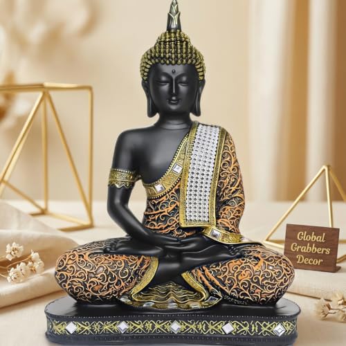 Global Grabbers new Limited Edition 25 Centimetre Meditating Sitting Buddha Idol Statue…