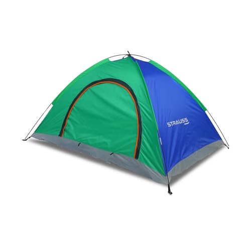 STRAUSS Portable Tent for Camping | Ideal for 2 Persons | Easy Setup for Picnic, Travel…