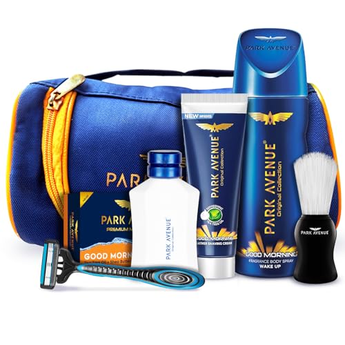 Park Avenue Good Morning Grooming Collection 7 in-1 Combo Grooming Kit for Men | Gift S…