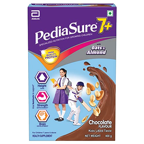 PediaSure 7+ Specialized Nutrition Drink Powder 400 Grams,Premium Chocolate Flavour With Oa…