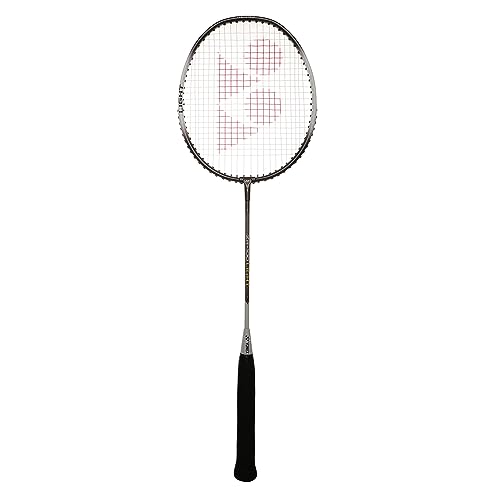YONEX ZR 100 Light Aluminium Strung Badminton Racket with Full Racket Cover (Dark Charc…