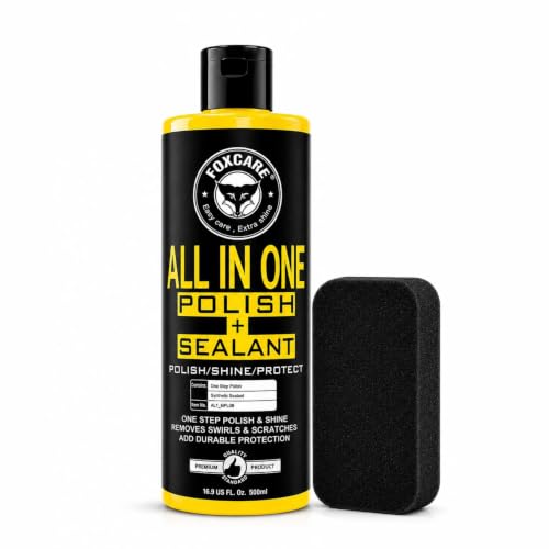 Foxcare All in One Polish + Sealant 500ml | Car & Bike Scratch Remover Polish | Dashboa…