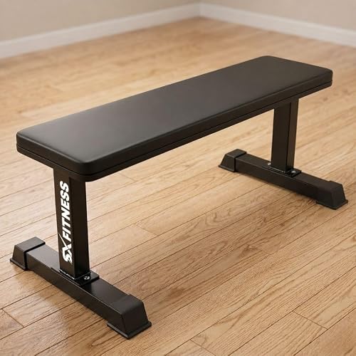 SX Fitness Heavy Duty Multi-Functional Adjustable Flat, Incline and Decline Weight Benc…