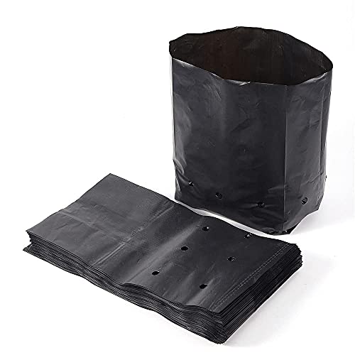 Go Garden Plastic UV Protected Poly Grow Nursery Plant Bags | Plant Bags for Home Garde…