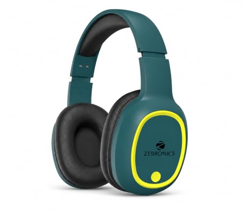 Zebronics Thunder (2026 Upgrade) Wireless Headphones, BT v6.0, True 60 hrs Playback, 40…