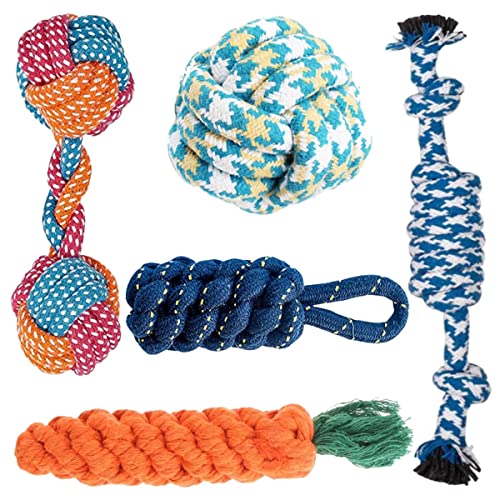 Agirav Tail Dog Toys + Dog Chew Toys + Puppy Teething Toys + Rope Toys + Dog Toys for S…