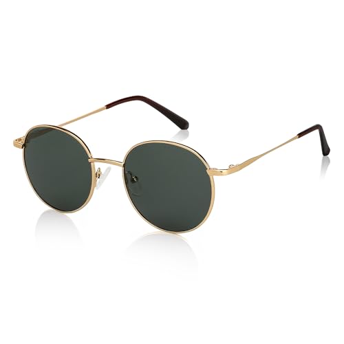 VINCENT CHASE EYEWEAR By Lenskart | Full Rim Round Sunglasses| Polarized And 100% UV Pr…