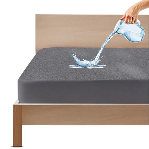 GADDA CO 100% Waterproof Premium Cotton Feel Mattress Protector Twin Bed 72x48 Inch|Ult…