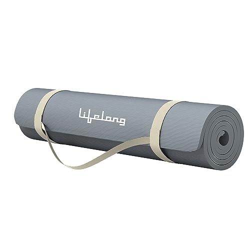 Lifelong LLYM92 Yoga mat for Women & Men EVA Material 4mm Anti-Slip Mat for Workout|Exe…