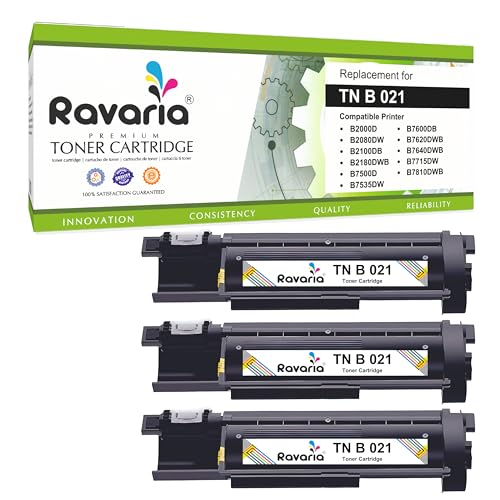 Ravaria TN B021 Compatible Toner Cartridge for Brother TN-B021 Toner Cartridge Compatib…
