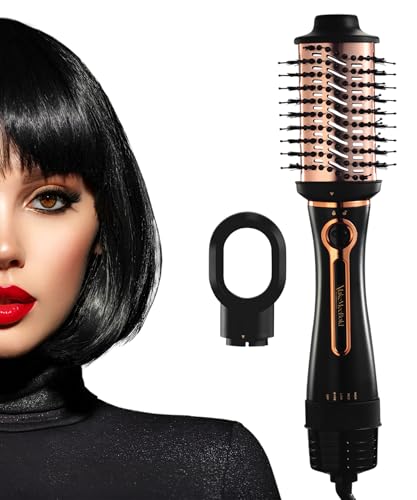Urban yog MakeMeeBold 3-in-1 Hot Air Brush| 1.5-inch Barrel | Hair Dryer Hair Straighte…