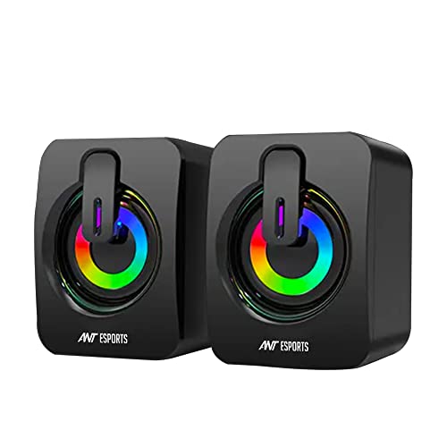 Ant Esports GS170 Gaming Speaker for PC, Stereo 2.0 USB Powered Desktop Speaker with 3.…