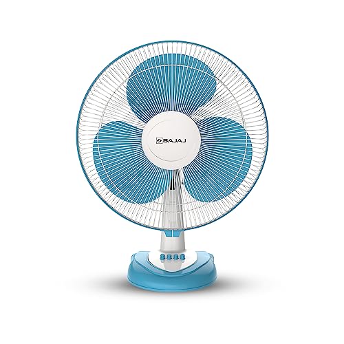 Bajaj Frore Neo Table Fan 400 MM | Table fans for Home & Office |Aerodynamically Balanc…