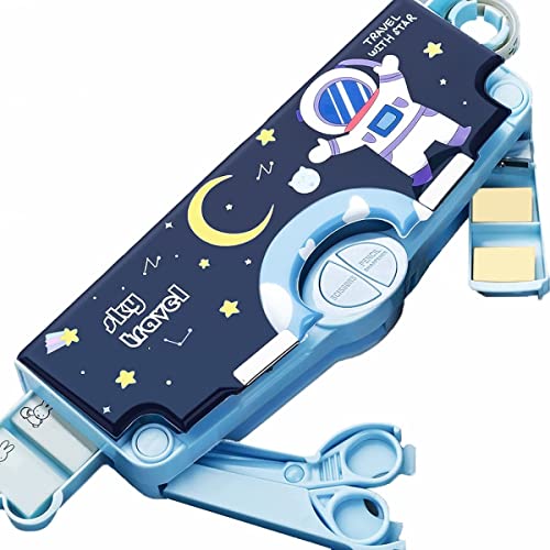 PRIME DEALS Multi-Functional Pencil Box for Kids, Space Pencil for Kids Pencil Box for…