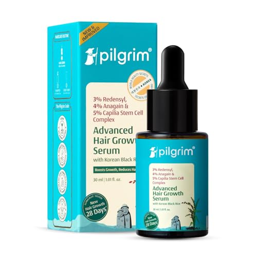 Pilgrim Advanced Hair Growth Serum with 3% Redensyl & 4% AnaGain -30ml