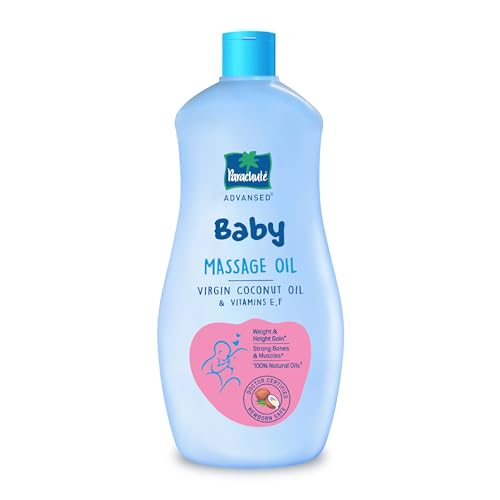 Parachute Advansed Baby Massage Oil for New Born| 100% Virgin Coconut Oil | Clinically…