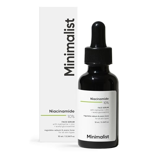 Minimalist 10% Niacinamide Serum with Zinc – Reduces Acne Marks, Controls Oil & Minimiz…