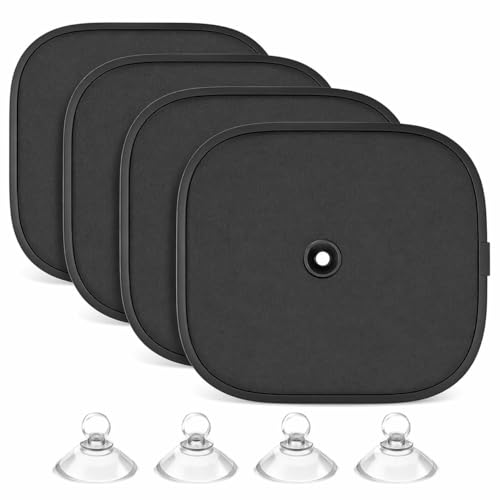 AutokraftZ 𝗨𝗻𝗶𝘃𝗲𝗿𝘀𝗮𝗹 Car Window Sunshade (𝗣𝗔𝗖𝗞 𝗼𝗳 𝟰) - 𝗘𝘅𝘁𝗿𝗮 𝗗𝗮𝗿𝗸 Sun Protection for He…