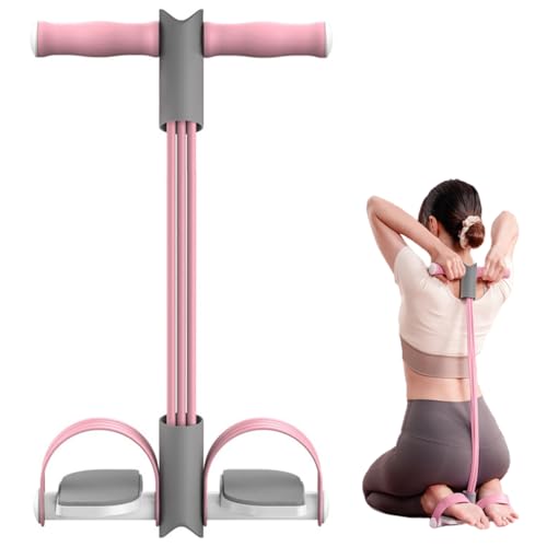 Proberos® Fitness Tension Rope with Wider Pedal, 6-Tube Elastic Yoga Pedal Puller Resis…