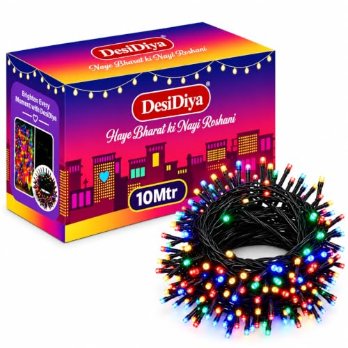 Desidiya ® Plastic 10 Meter LED Decorative String Fairy Rice Lights for Home Decoration…