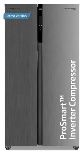 Voltas Beko, A Tata Product 472 L Side by Side Frost Free Refrigerator with ProSmart In…
