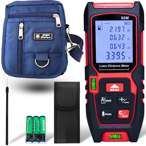Kwetmo 60 Mtr Laser Distance Meter | Laser Measuring Device-Digital Measuring Tape-Dist…