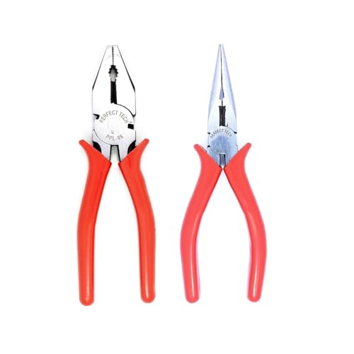 Combo Of 2 Pcs Set Combination Nose Plier 6 Inch | Combination Plier 6 inch | Cutter Pl…