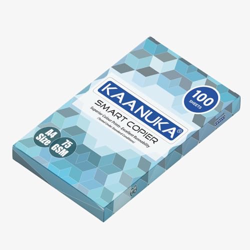 Kaanuka Smart Copier Paper Bundle A4 White Sheet Paper Write, Draw, Print, File For Hom…