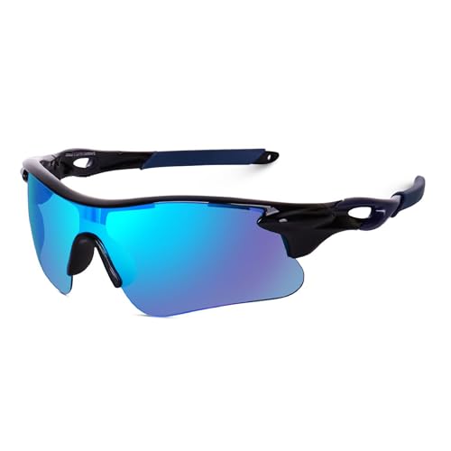 Dervin Non Polarized Oversized Sports Sunglasses for Men Women, Outdoor Cricket Cycling…