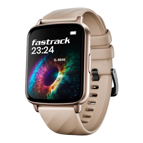 Fastrack Volt S1 Smart Watch for Man and Women Latest with 1.83" Display, Silicone Stra…