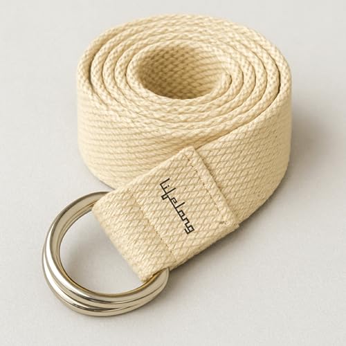 Lifelong Yoga Belt for Women and Men - Yoga Strap for Stretching with Extra Safe Adjust…