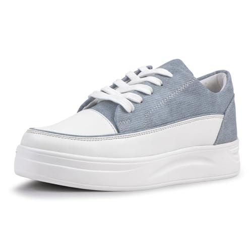 LENSBURY Women Casual Denim Blue Sneakers I Cushioned Insole I All Day Comfortable I Li…