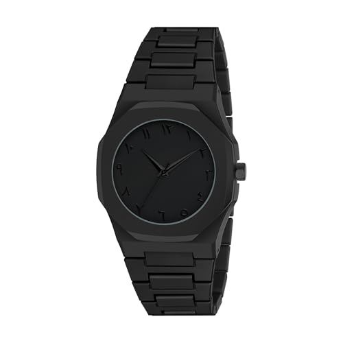 Matrix Arabian | Aura Dial & Polycarbonate Strap Analog Watch for Men & Boys (Black) (B…