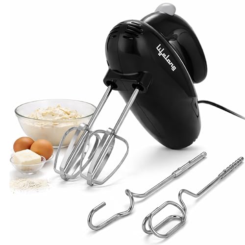 Lifelong Electric Hand Mixer for Baking, Whipping & Kneading | 250 Watt Power Mixer | 5…