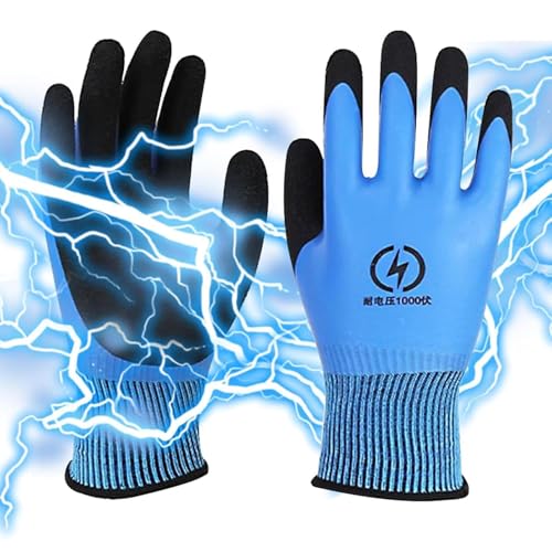Safety Electrical Insulatrial Gloves, Safety Gloves1000V Electric Shock proof Industria…