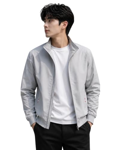 TAGAS Men's Regular Jacket Fit For Casual Wear || Low-Cut Standing Collar || Men's Trac…