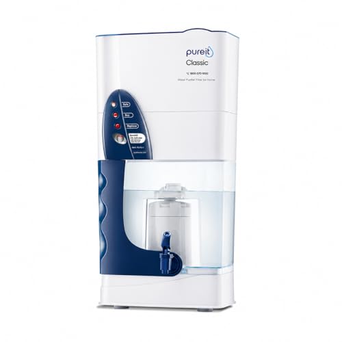Pureit Classic 23 L Gravity Based Water Purifier | Activated Carbon Filtration | No Ele…